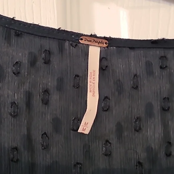 Free People Daliah Drop Waist Dress Deep Jade sz Med - Picture 4 of 10